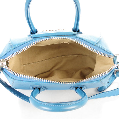 Givenchy Sugar Goatskin Mini Antigona Mineral Blue 5 of 8