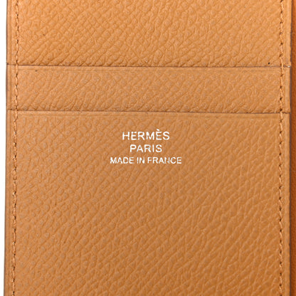 Hermes Epsom MC2 Euclide Card Holder Case Rose Confetti Sesame 6 of 7
