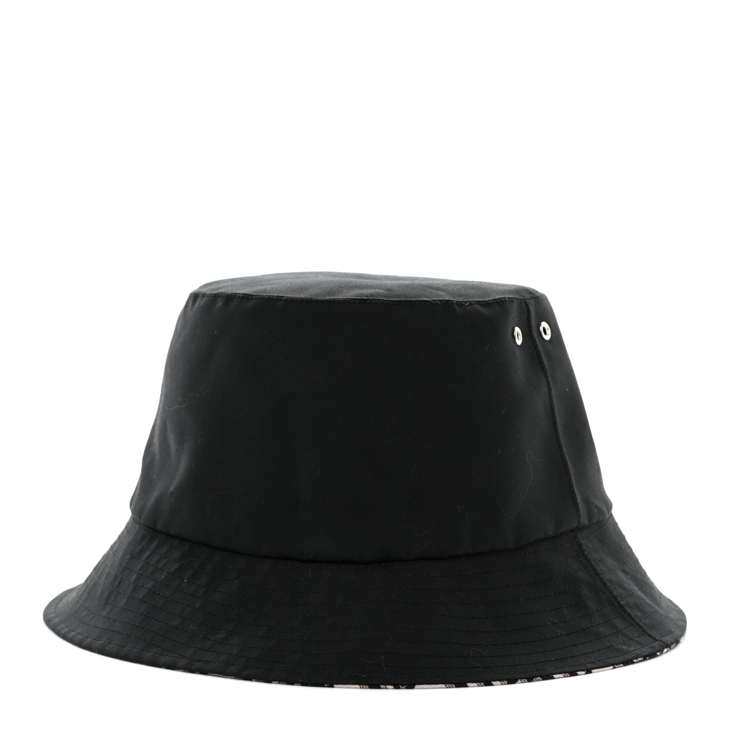 Oblique Reversible Teddy-D Brim Bucket Hat Black