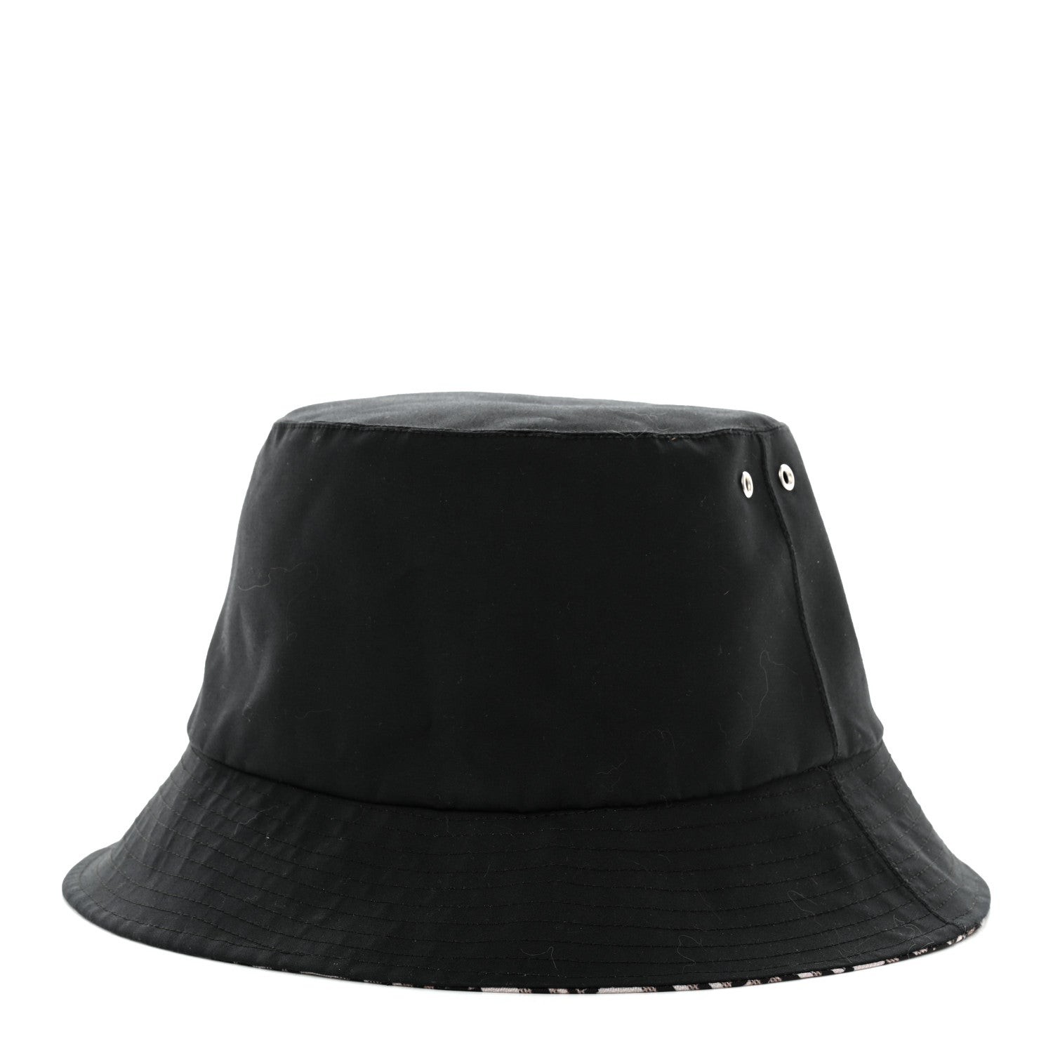 Christian Dior Oblique Reversible Teddy-D Brim Bucket Hat Black 2 of 12