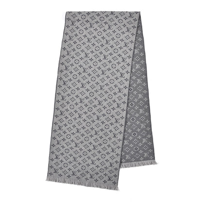 Louis Vuitton Wool Monogram Classic Scarf Grey 1 of 3