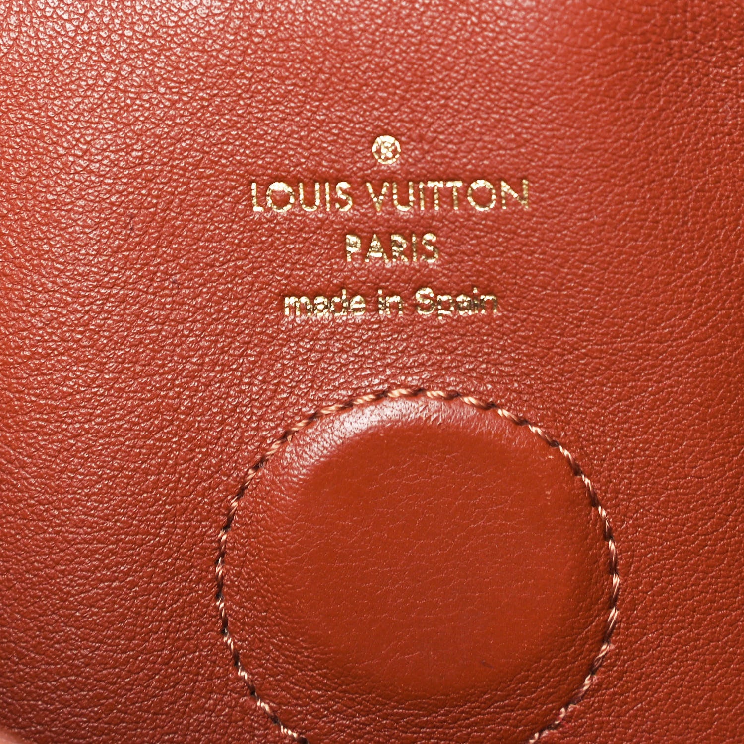 Louis Vuitton Monogram Tuileries Besace Caramel Rouge 6 of 9