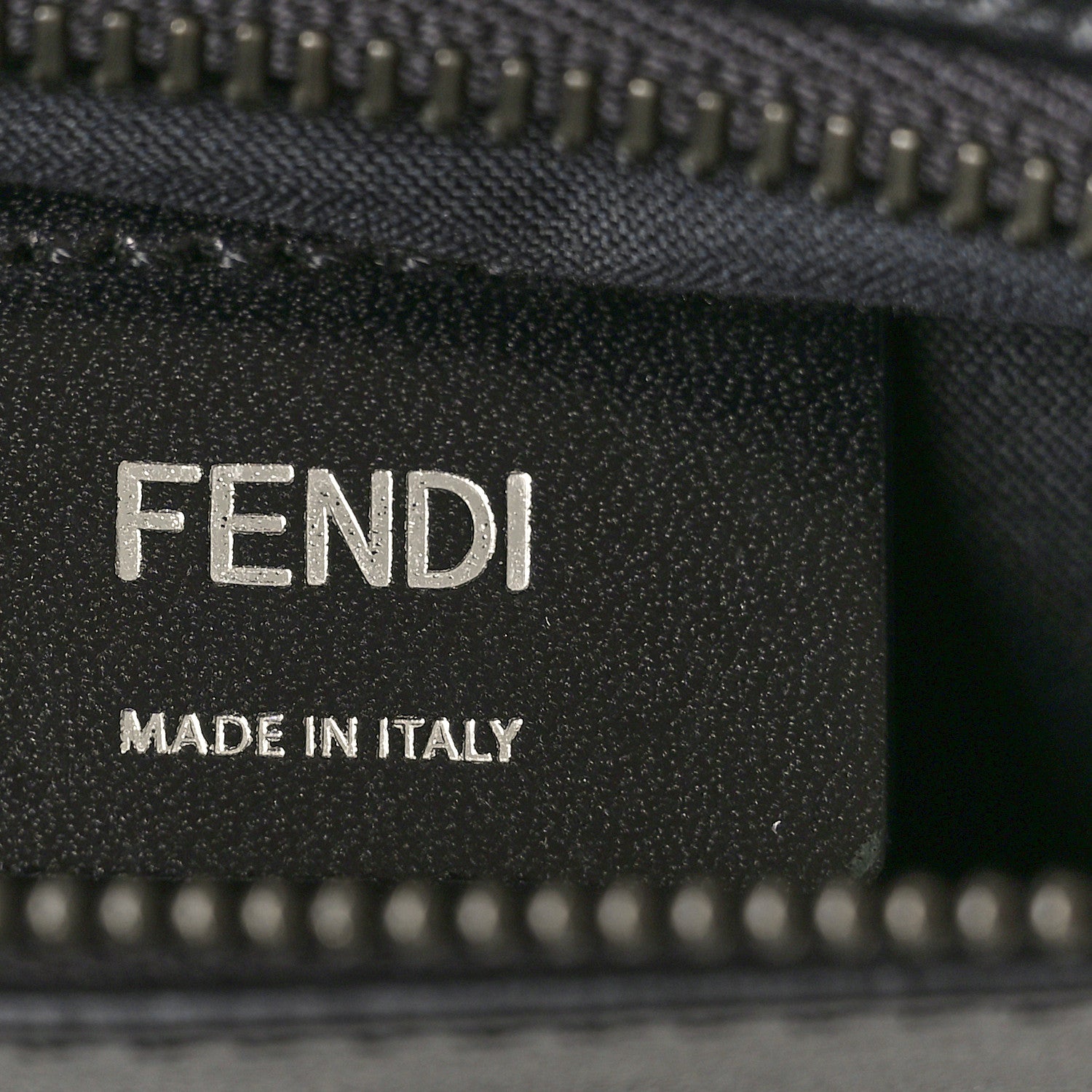 Fendi Vitello Grace Light Logo Fendi Pack Backpack Black 6 of 11