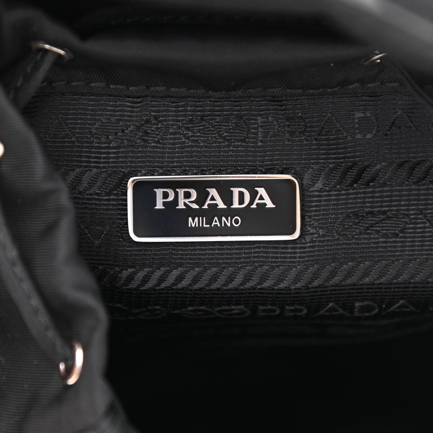 Prada Nylon Vela Mini Crossbody Backpack Black 6 of 10