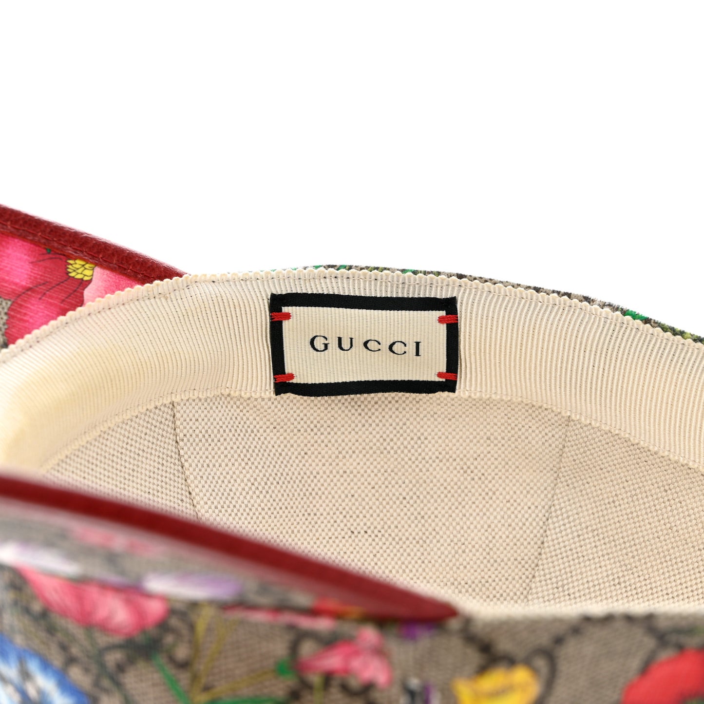 GG Supreme Flora Claudia Baseball Hat 56 S Red