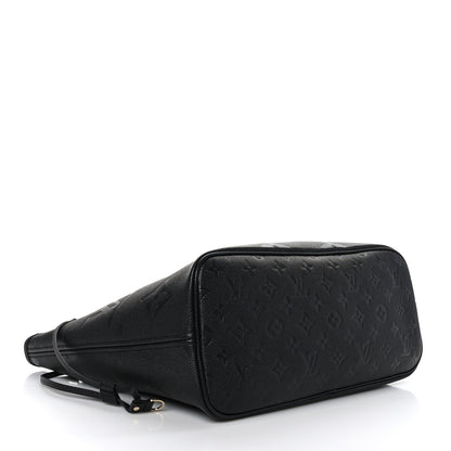 Louis Vuitton Empreinte Monogram Giant Neverfull MM Black 4 of 8