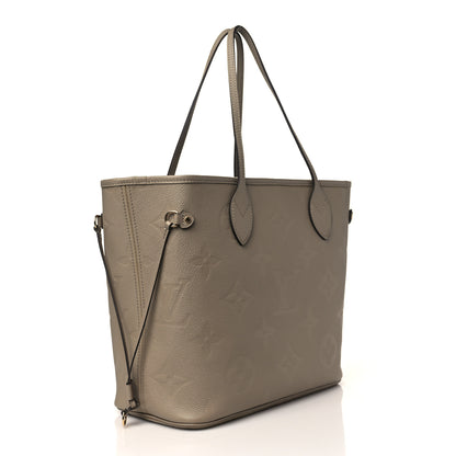 Louis Vuitton Empreinte Monogram Giant Neverfull MM Tourterelle 4 of 10