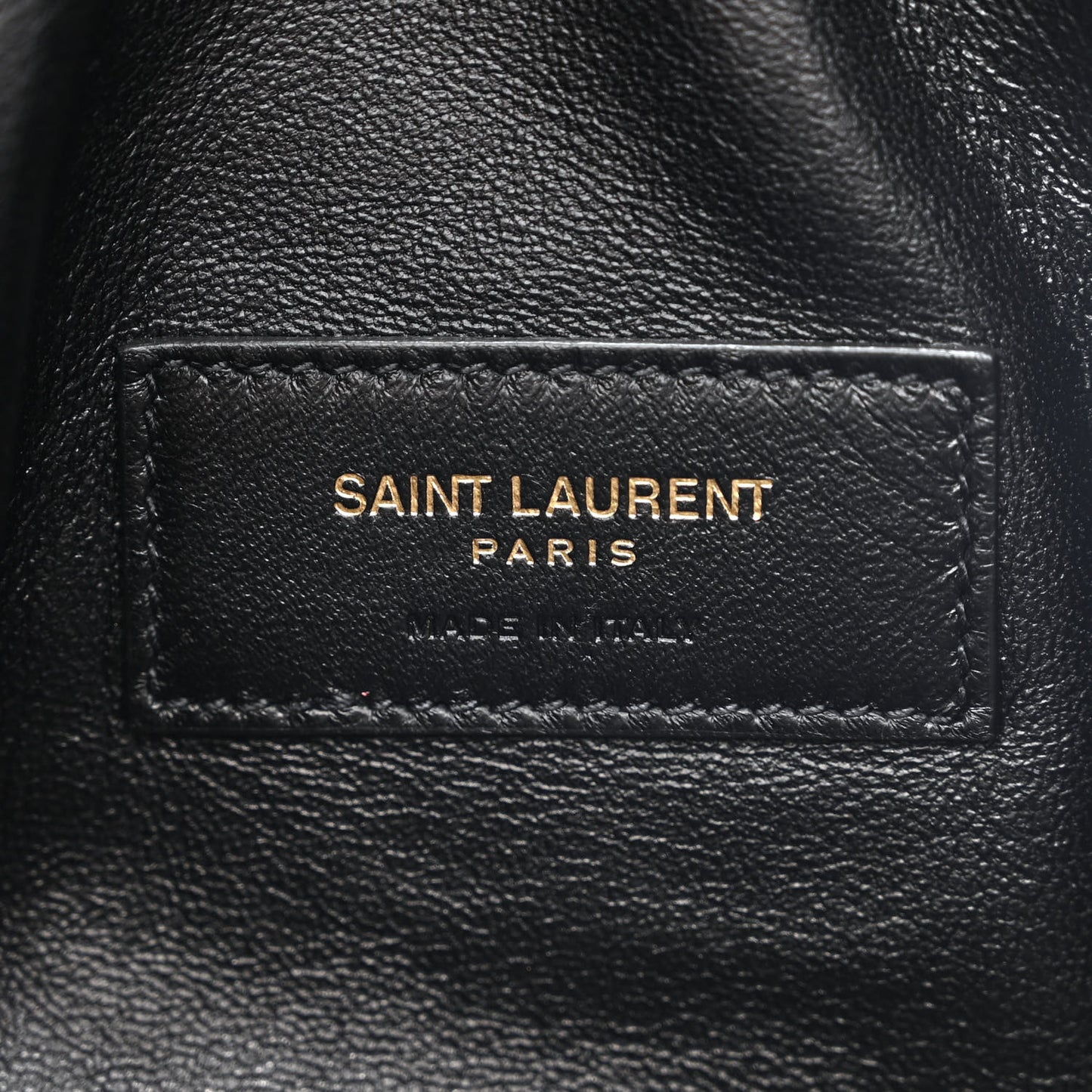 Lambskin Quilted Gaby Zipped Pouch Crema Soft