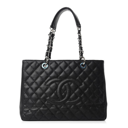 Chanel Caviar Quilted Grand Shopping Tote GST Black 1 of 10