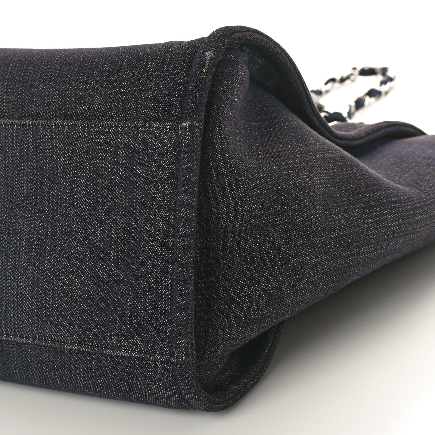 Denim Medium Deauville Tote Dark Blue