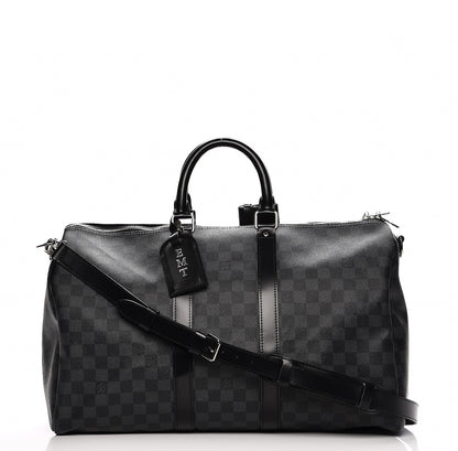 Louis Vuitton Damier Graphite Keepall Bandouliere 45 1 of 9