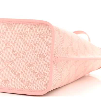 MCM Lauretos Nappa MIni Himmel Shopper Tote Silver Pink 9 of 11