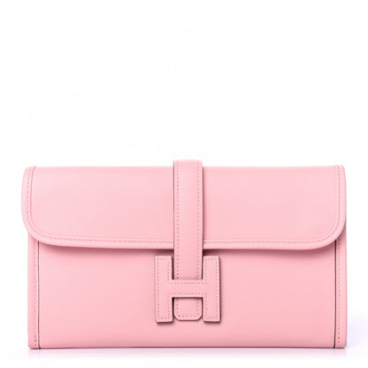 Hermes Swift Jige Duo Clutch Rose Sakura 1 of 8
