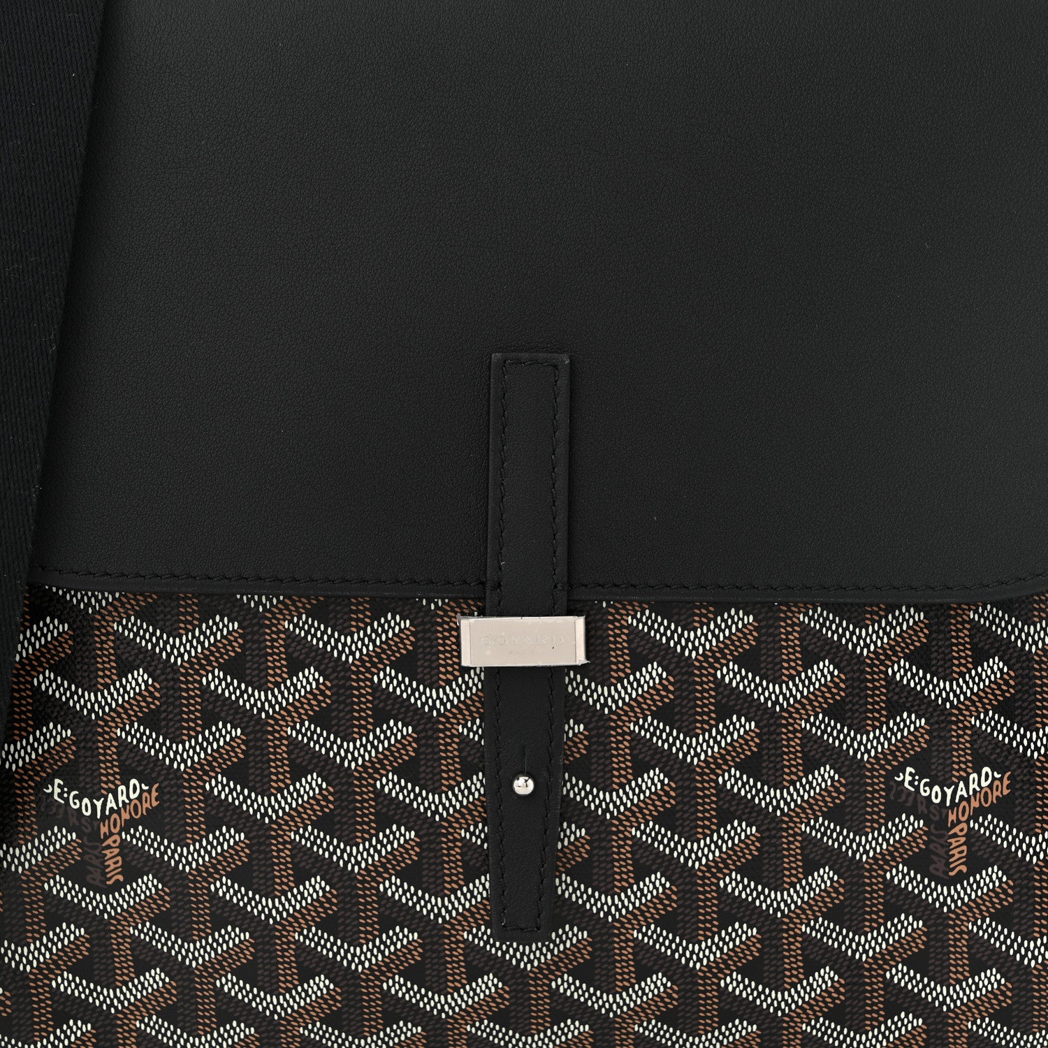 Goyard Goyardine Coursier Messenger Bag Black 7 of 9