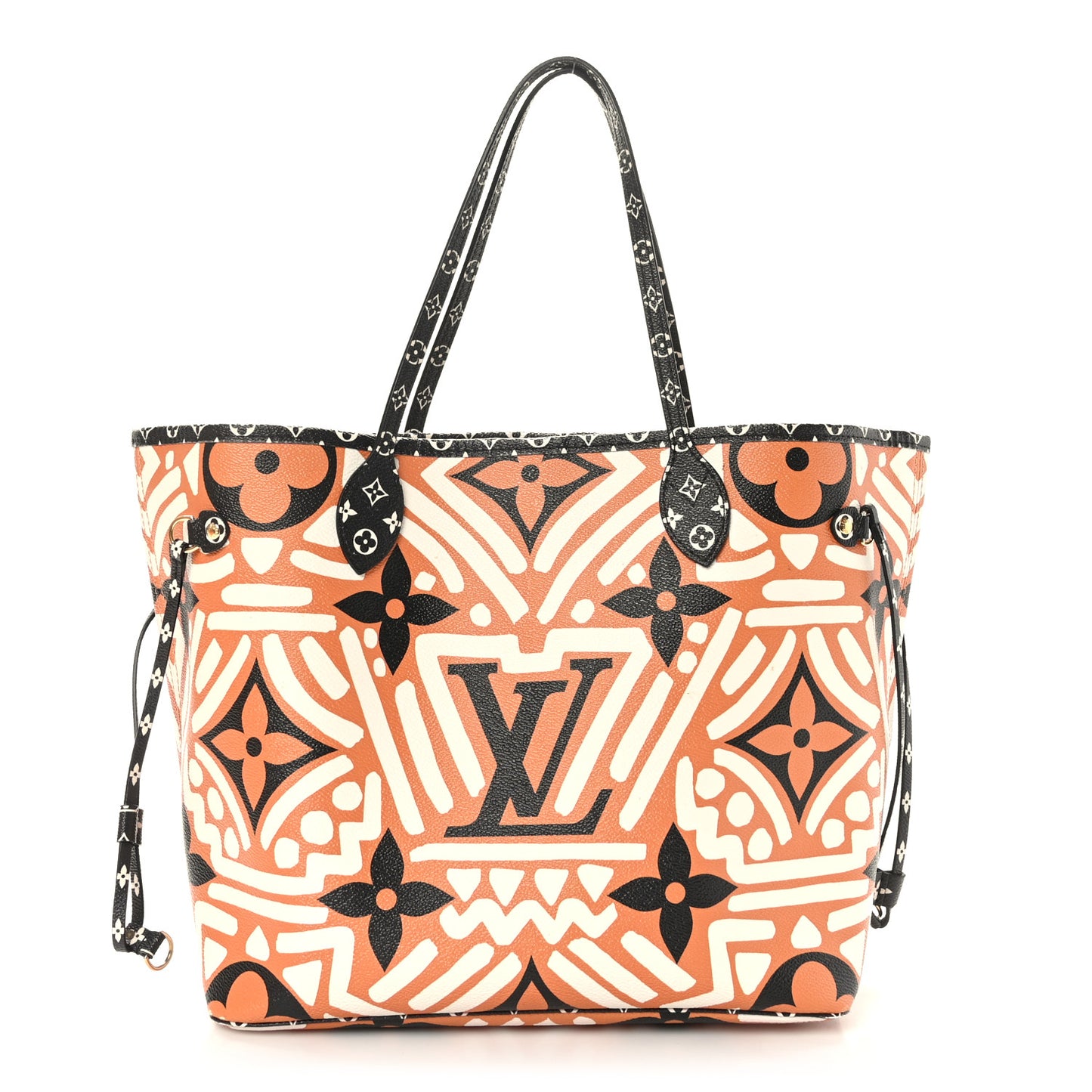 Monogram Giant Crafty Neverfull MM Creme Caramel
