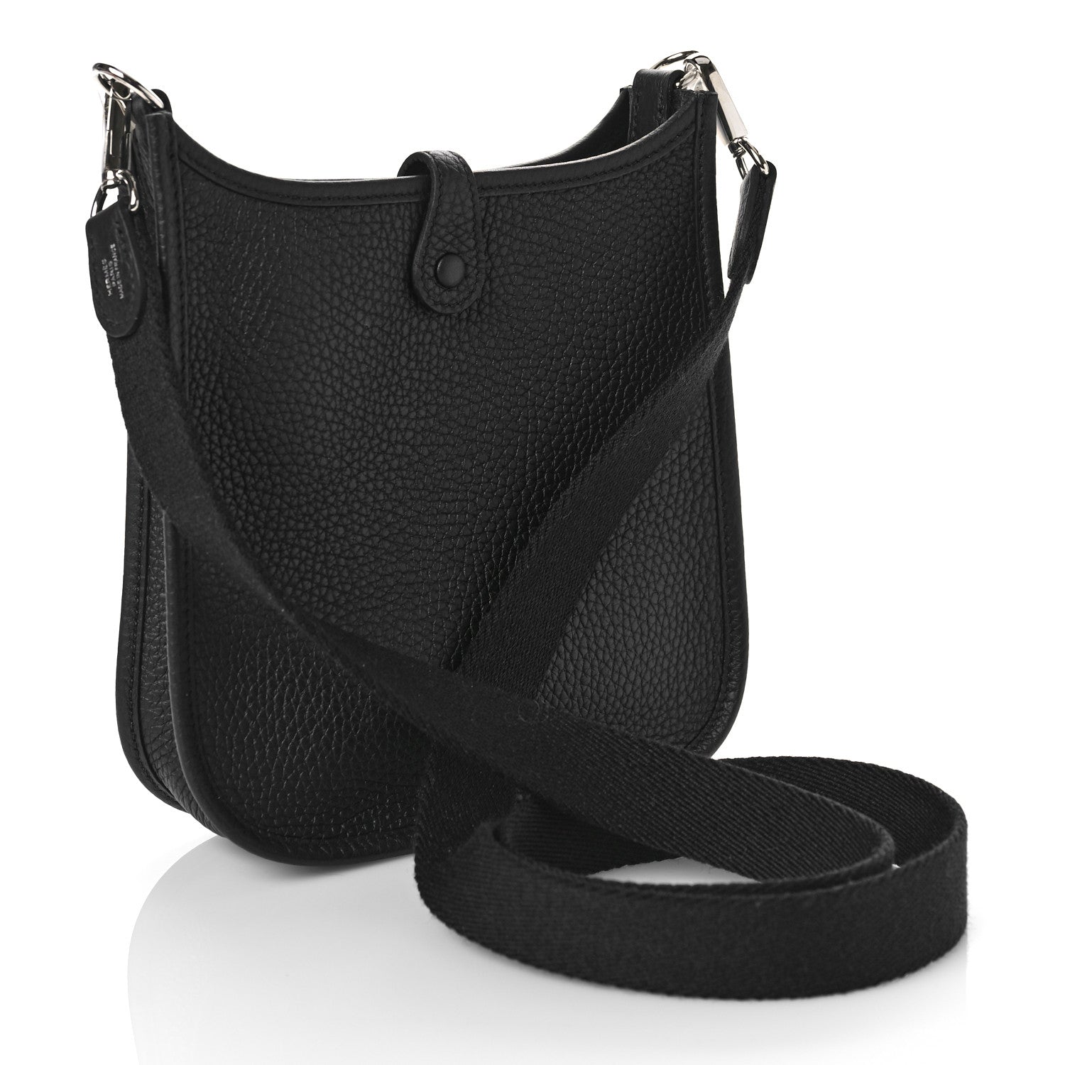 Hermes Taurillon Clemence Evelyne TPM Black 3 of 9