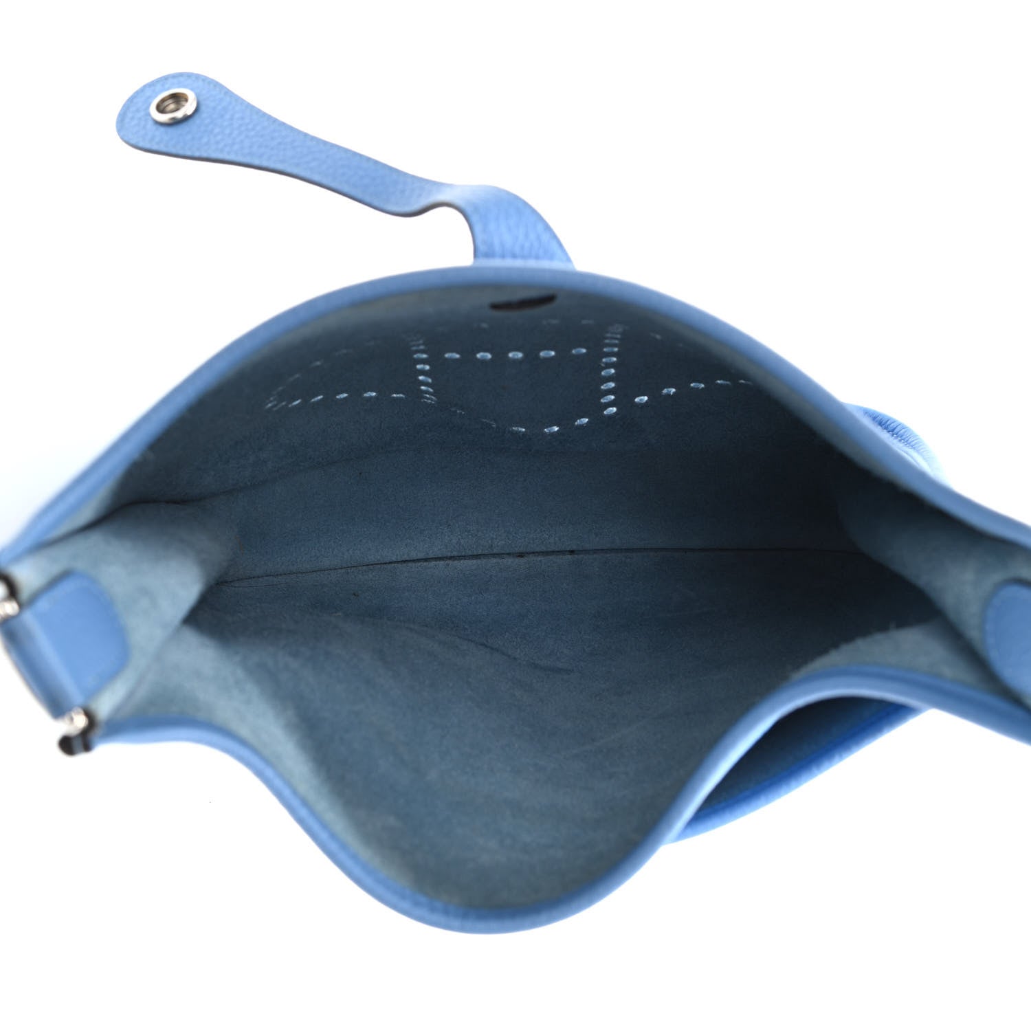 Hermes Taurillon Clemence Evelyne III PM Bleu Paradis 4 of 12