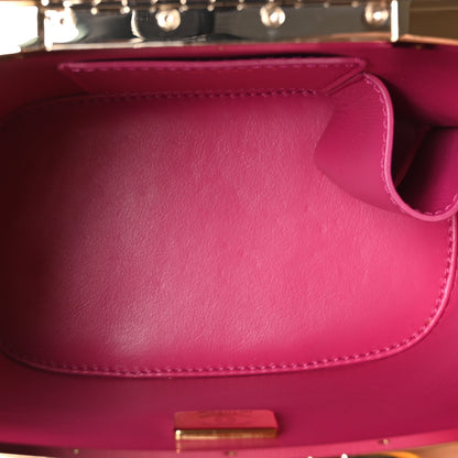 Chanel Tweed Quilted Small Vanity Case Fuchsia 5 of 10