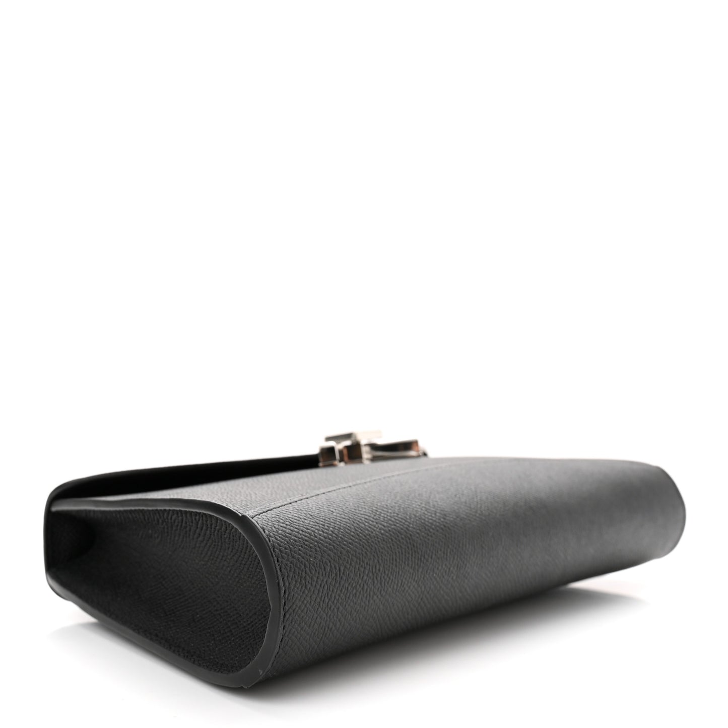 Carat Calfskin Gabrielle Clutch Black