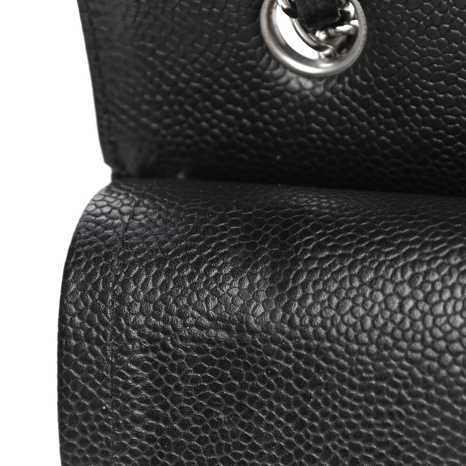 Chanel Caviar Quilted Medium Double Flap Black 16 of 21