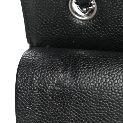 Chanel Caviar Quilted Medium Double Flap Black 16 of 21