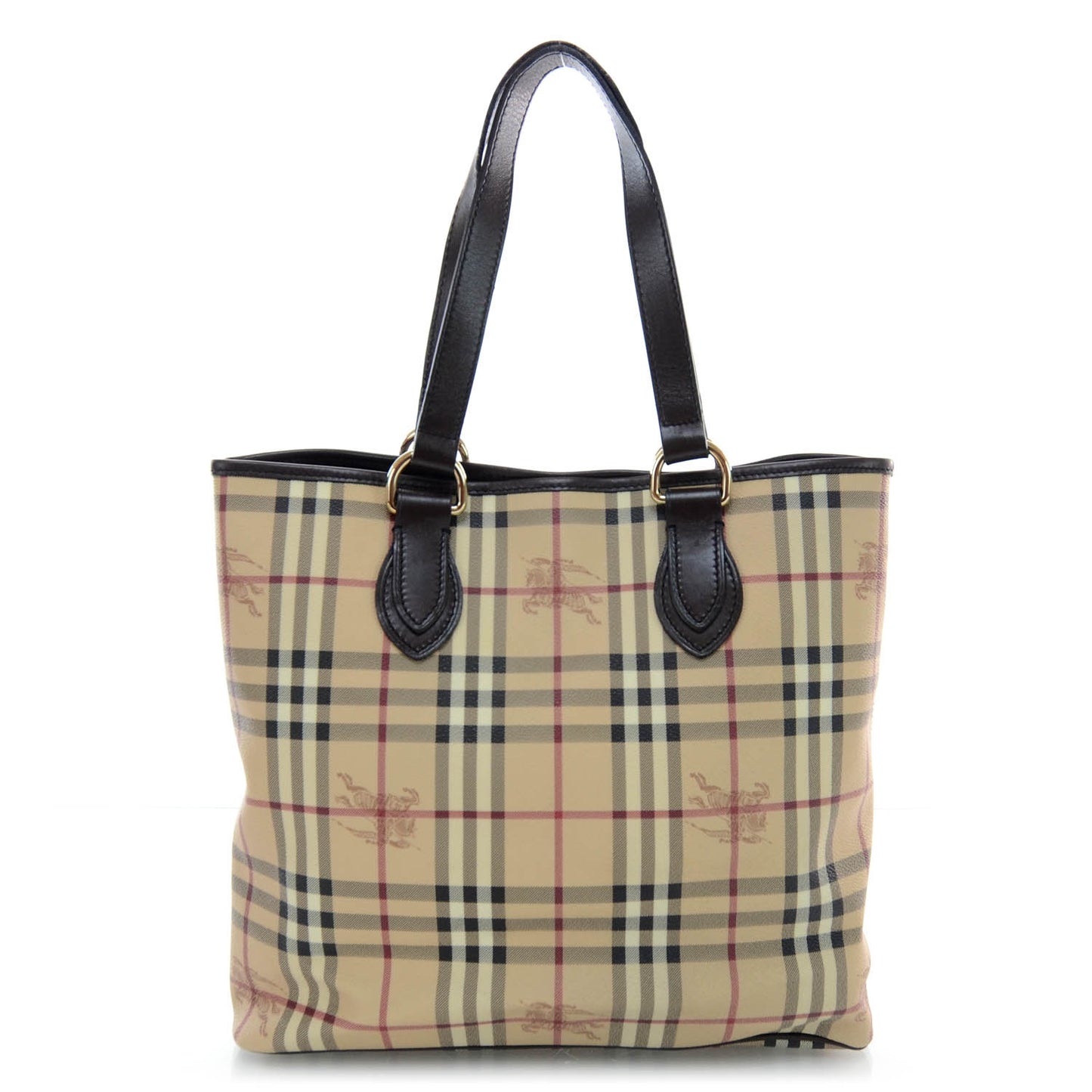 Haymarket Check Large Tote Brown