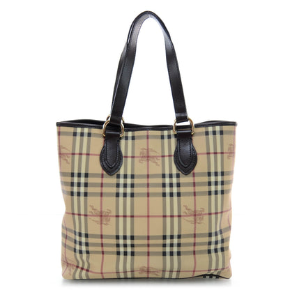 Burberry Haymarket Check Large Tote Brown 1 of 9