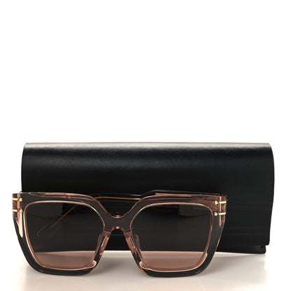 Christian Dior Acetate Diorsignature S10F Square Sunglasses Transparent Pink 9 of 9