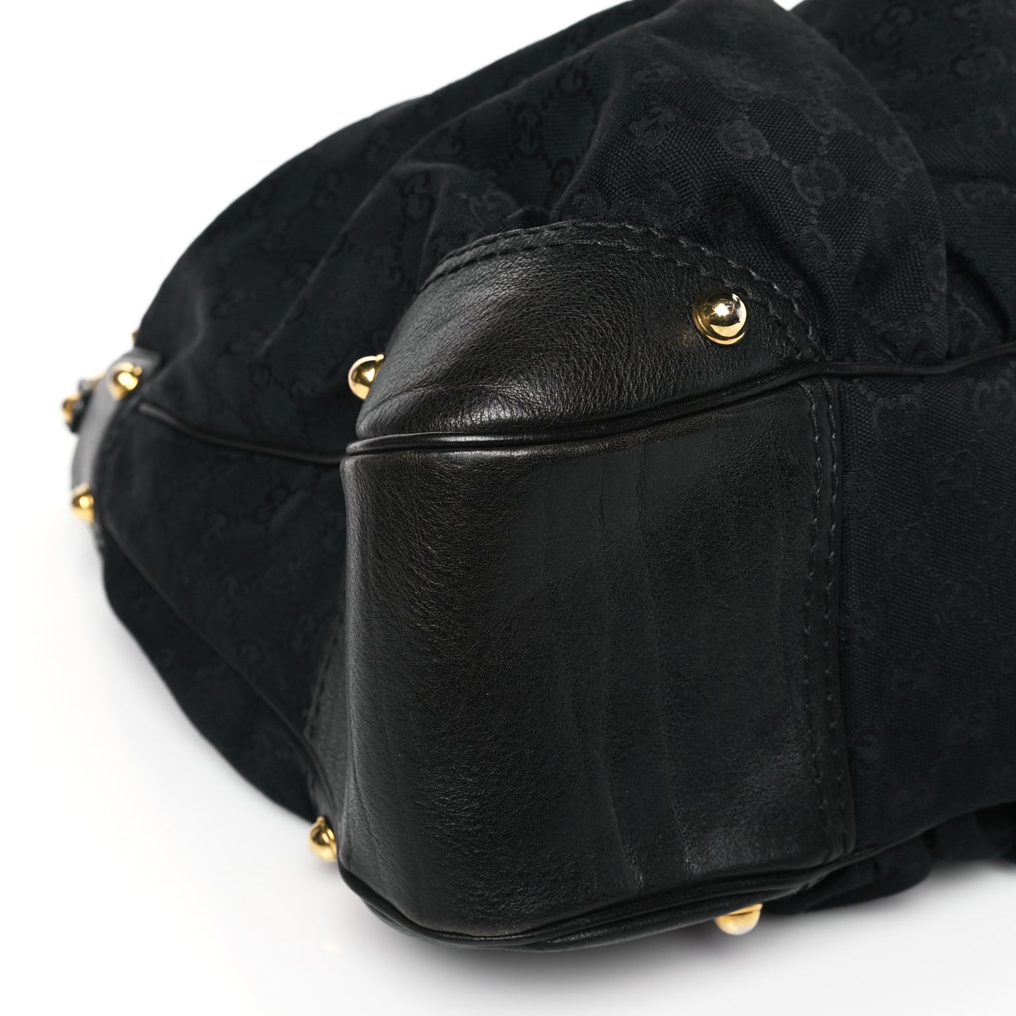 Monogram Large Jockey Hobo Black