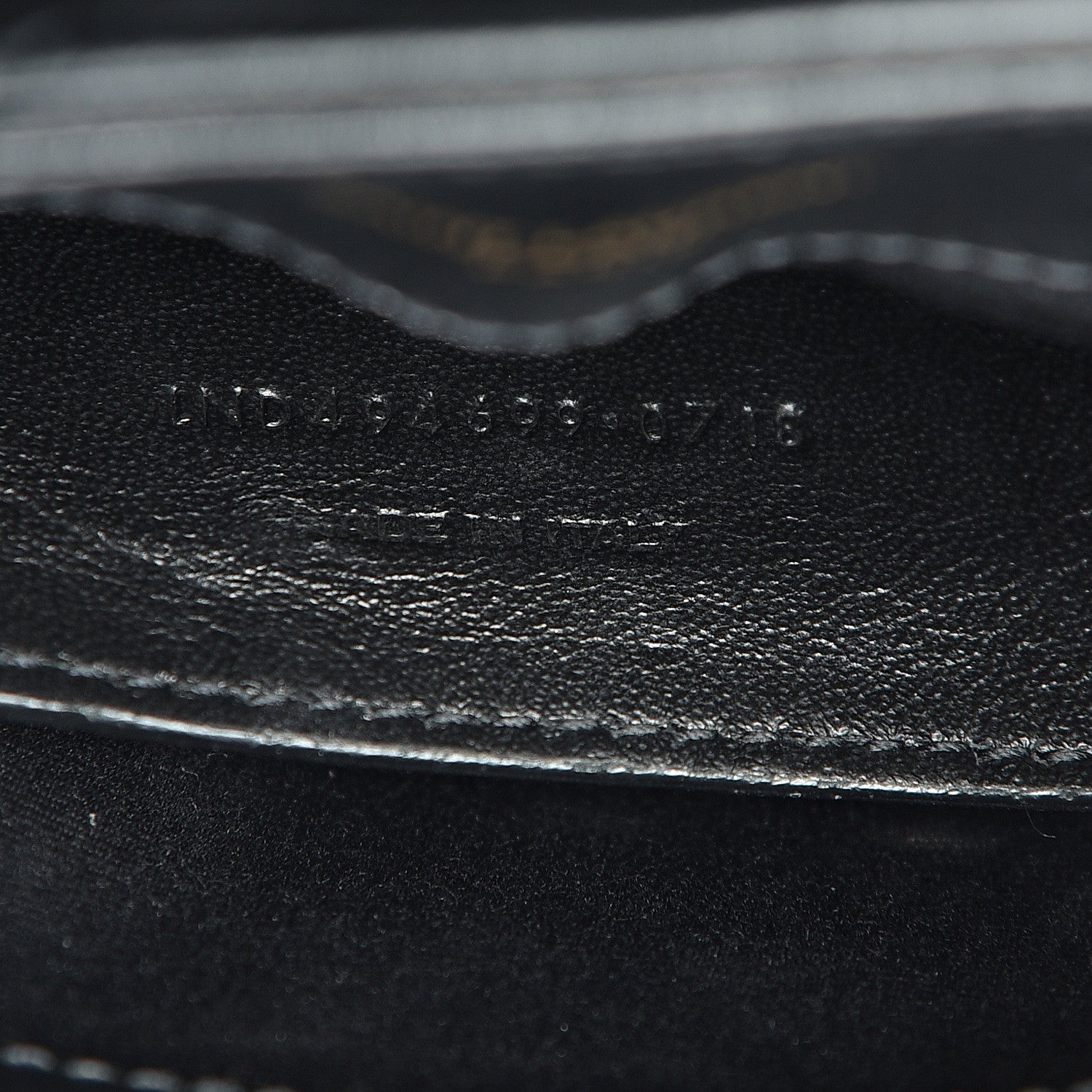 Saint Laurent Calfskin Y Quilted Monogram Small Loulou Chain Satchel Black 6 of 12