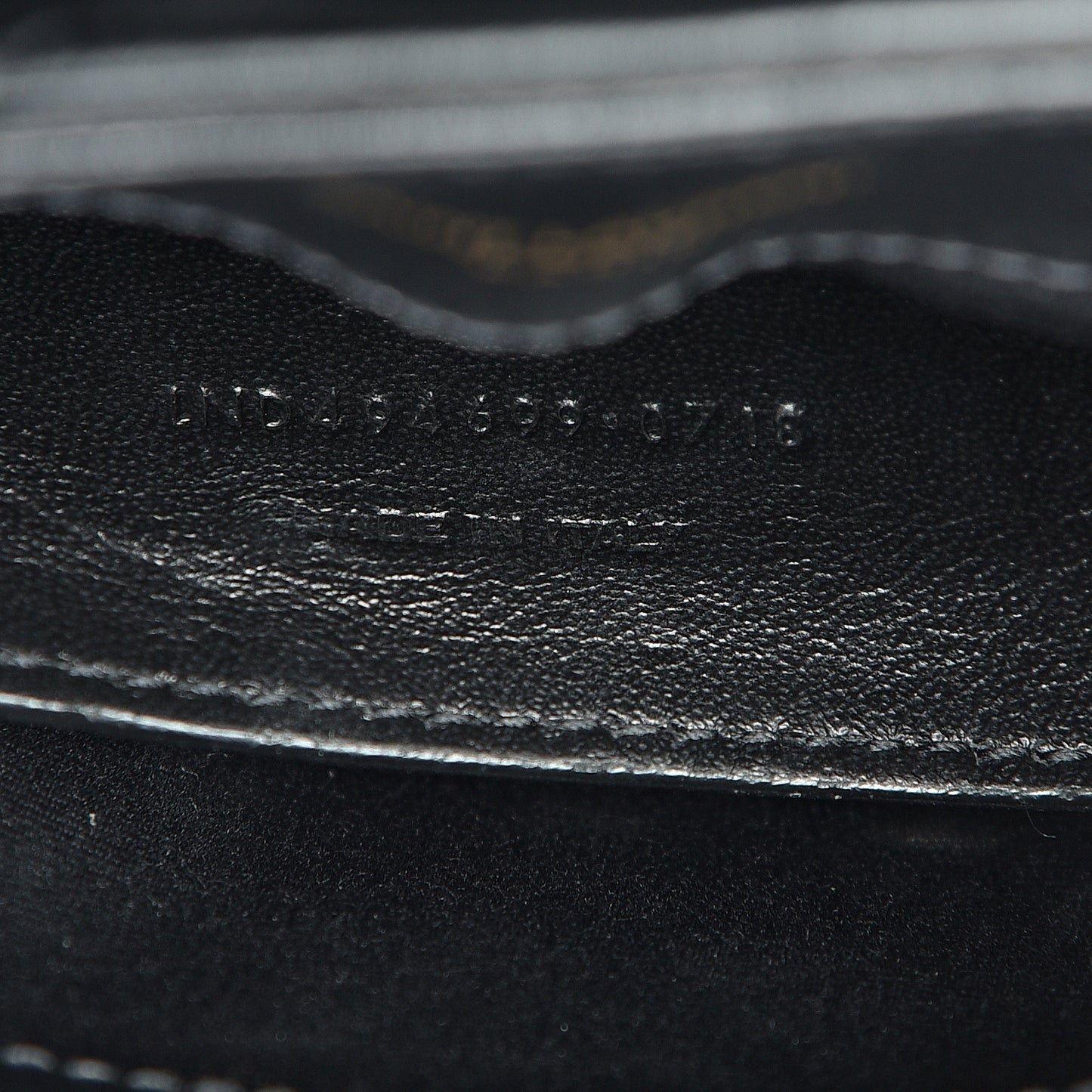 Calfskin Y Quilted Monogram Small Loulou Chain Satchel Black