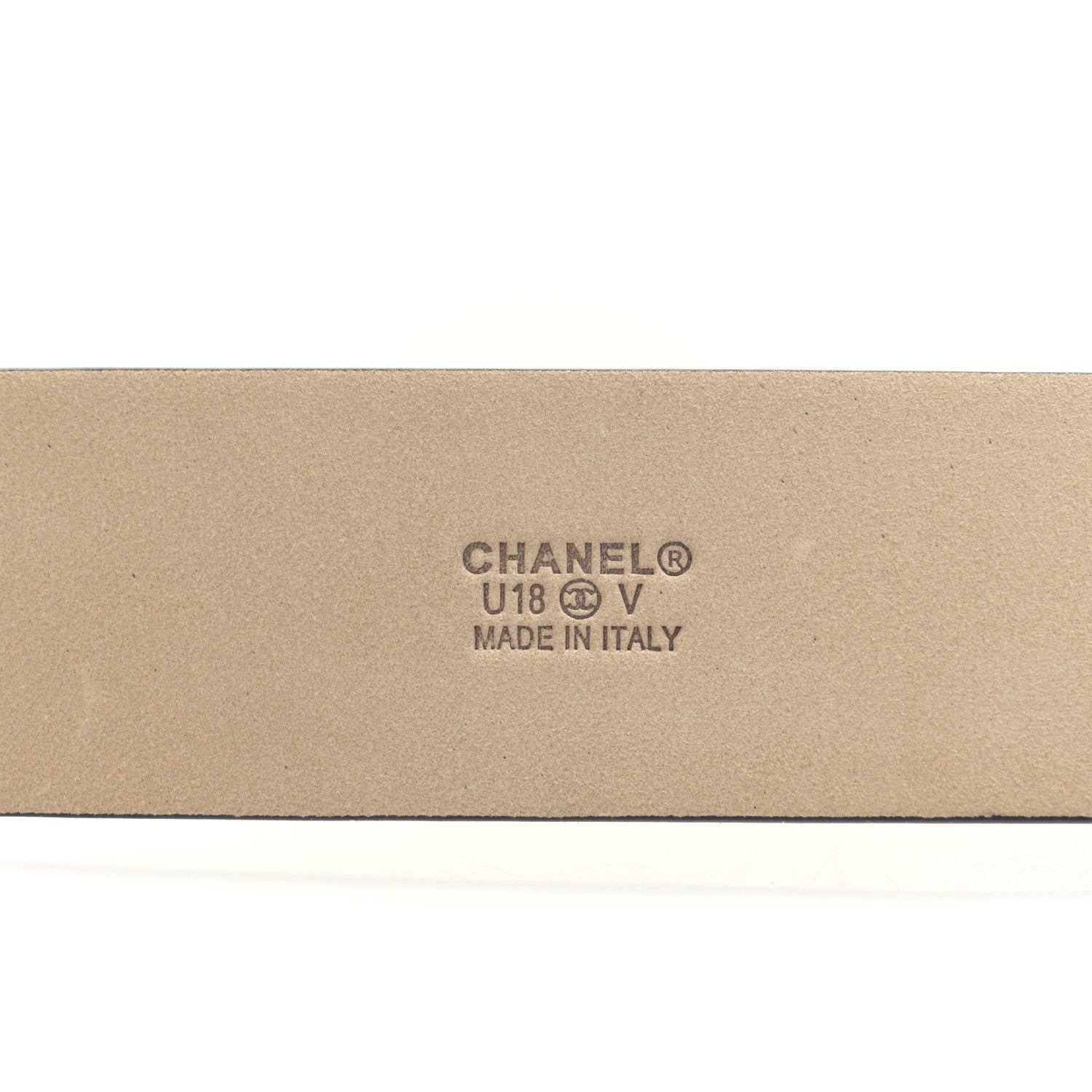Chanel Calfskin Belt 95 38 Black 3 of 5