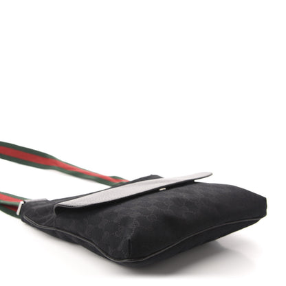 Gucci Monogram Signature Web Small Messenger Black 4 of 10