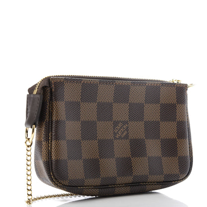 Louis Vuitton Damier Ebene Mini Pochette Accessories 3 of 7