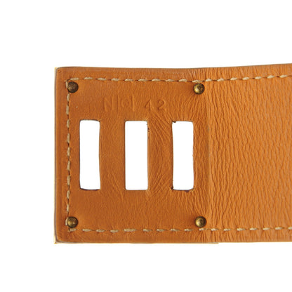 Hermes Natural Barenia Kelly Dog Cuff 5 of 6