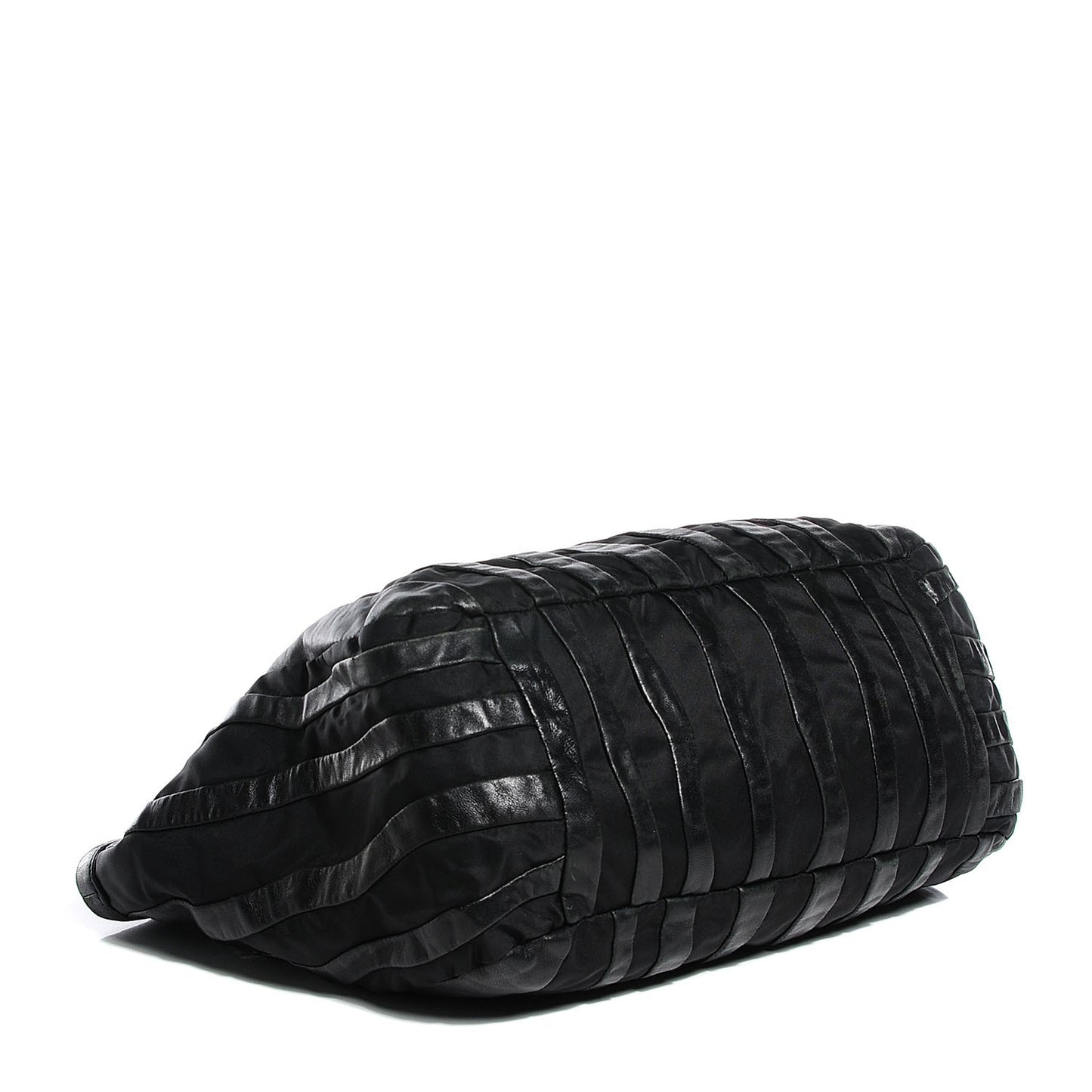 Tessuto Nappa Mordore Tote Nero Black
