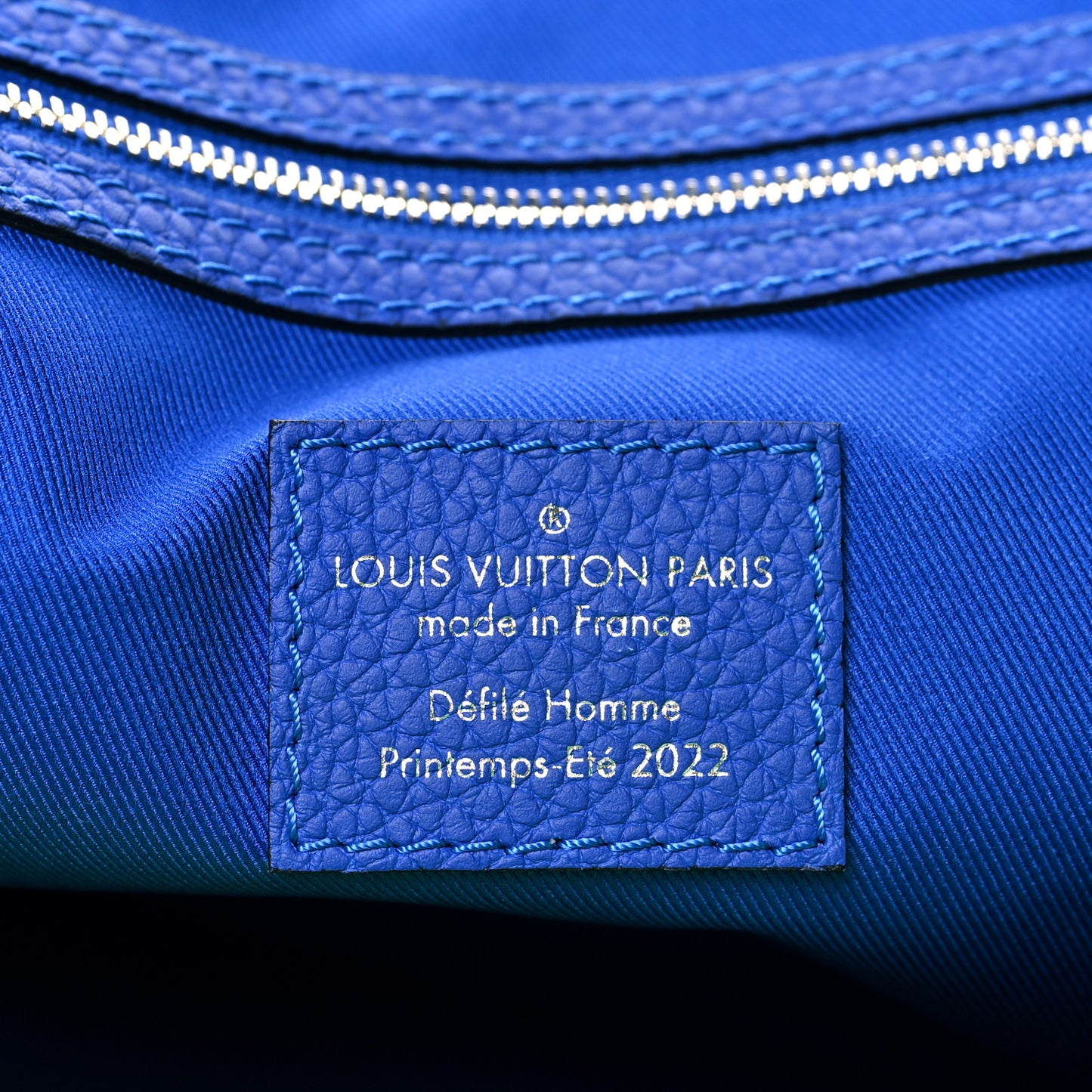 Taurillon Illusion Keepall Bandouliere 50 Bleu Vert