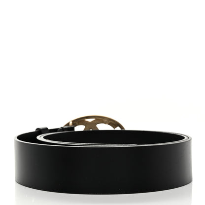 Chanel Calfskin CC Logo Belt 105 42 Black 2 of 9