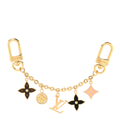 Louis Vuitton Metal Monogram Epi Spring Street Bag Charm Key Holder Gold 1 of 4