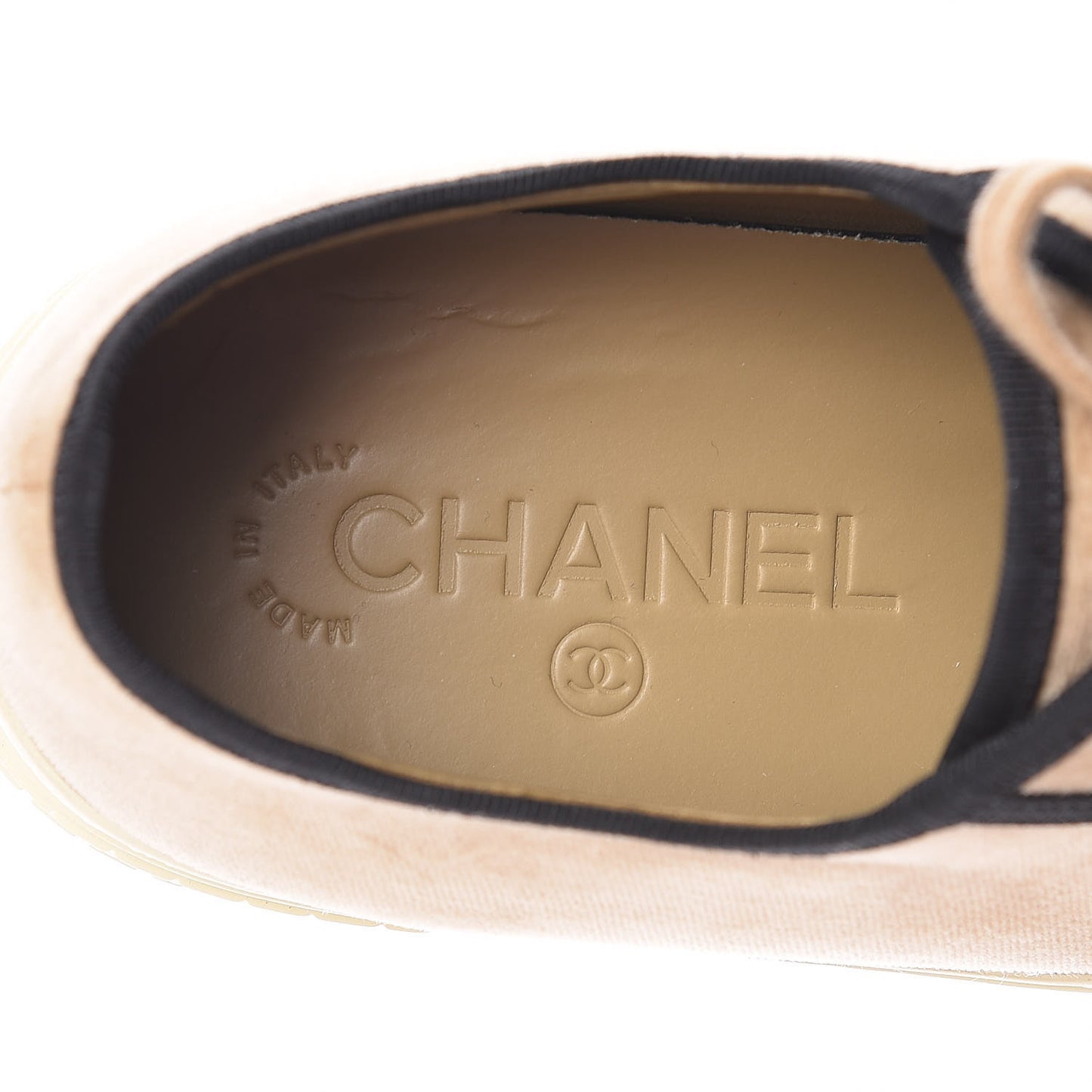 Crepe Suede Lace Up Espadrilles 38 Beige