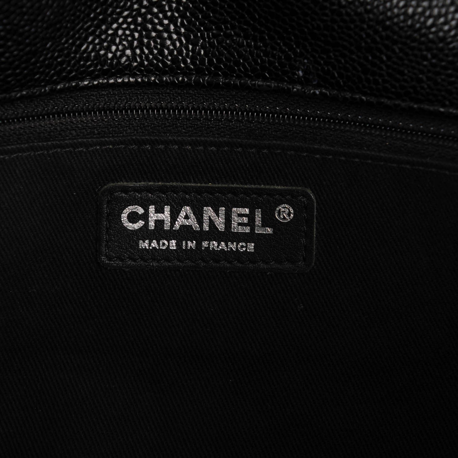 Chanel Grained Calfskin Medium Natural Beauty Flap Black 6 of 7