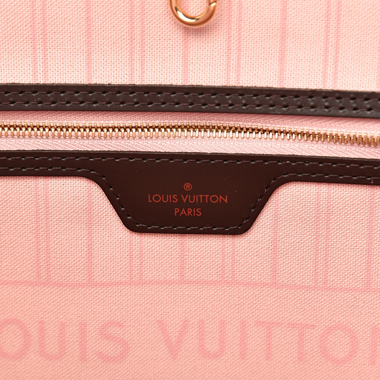 Damier Ebene Neo Neverfull MM Rose Ballerine