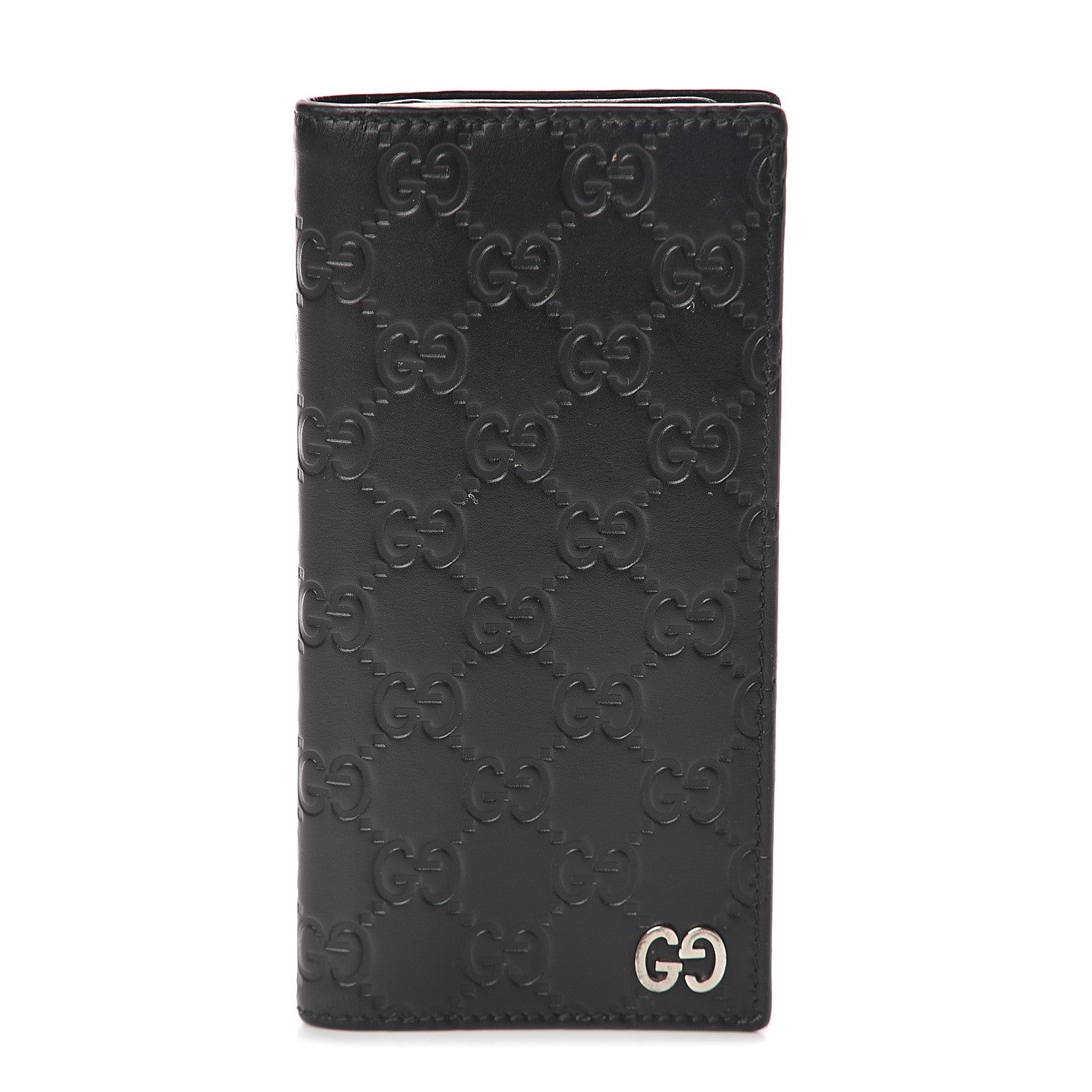 Gucci Guccissima Signature Dorian Long Wallet Black 1 of 5