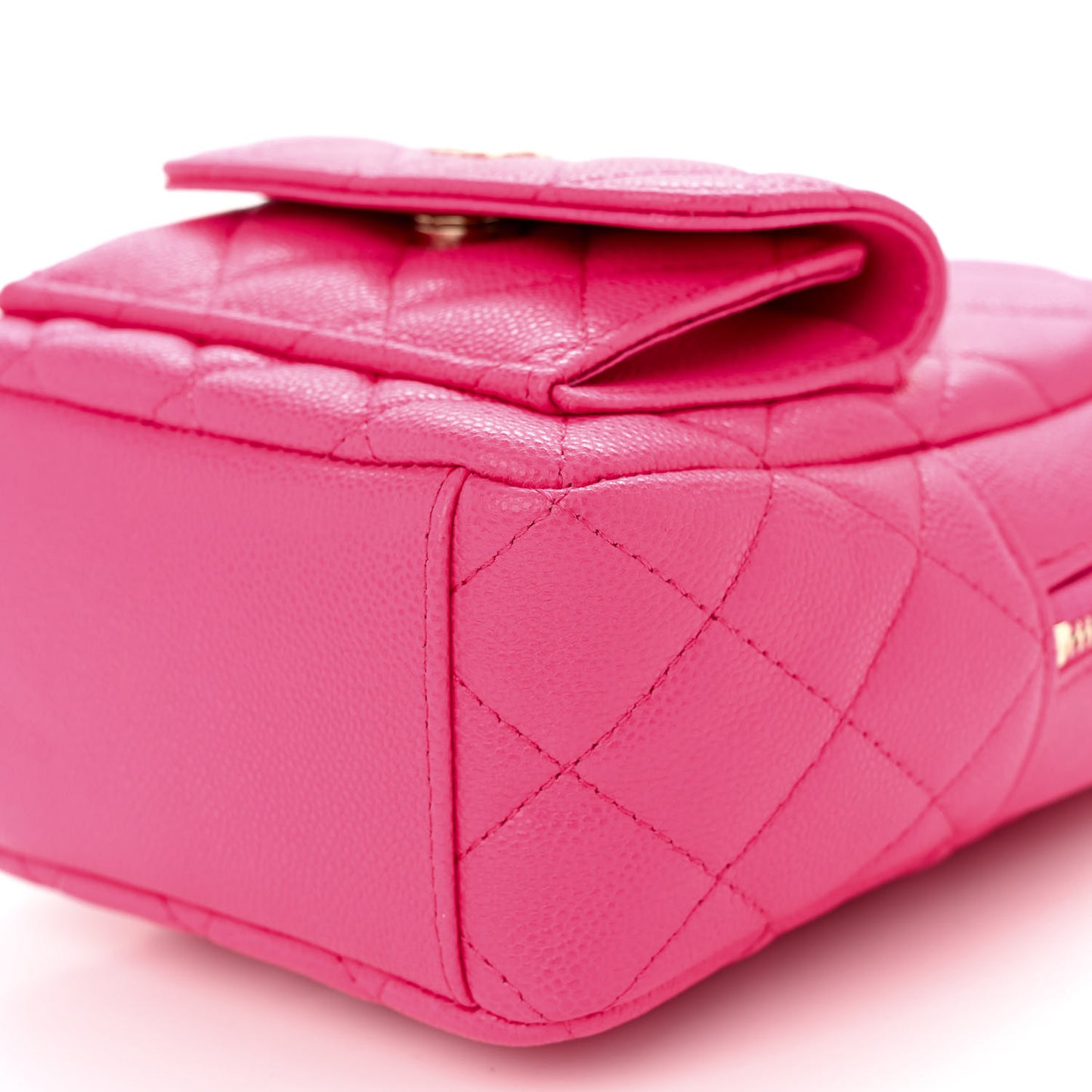 Caviar Quilted CC Mini Classic Backpack Pink