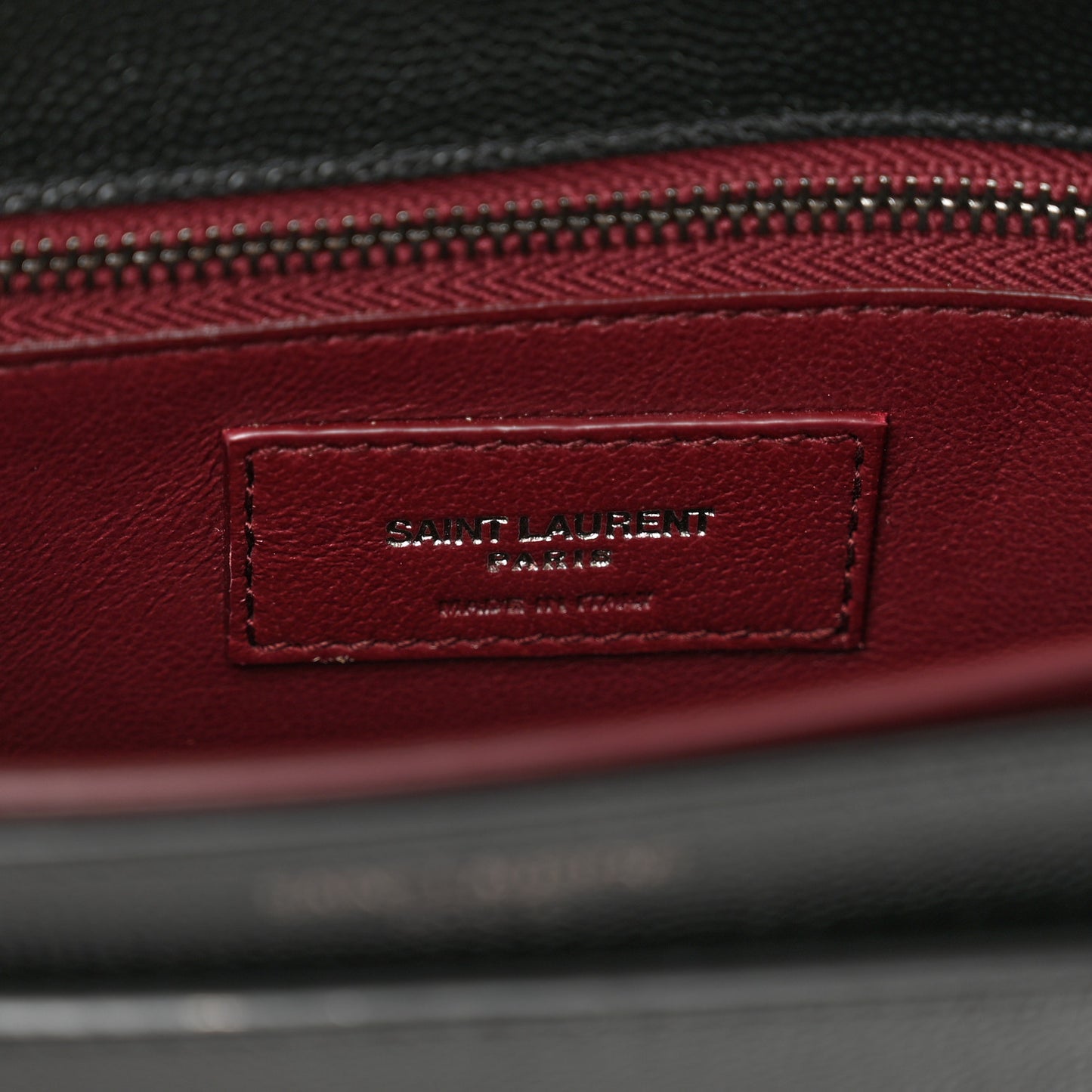 Grain De Poudre Monogram Cassandra Clasp Bag Black Rouge Legion