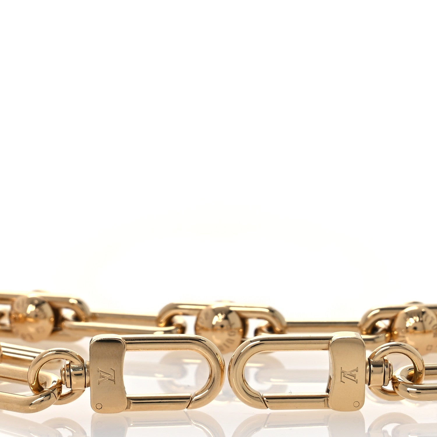 Louis Vuitton LV X TM Metal Pochette Accessories Chain Strap Gold 3 of 4