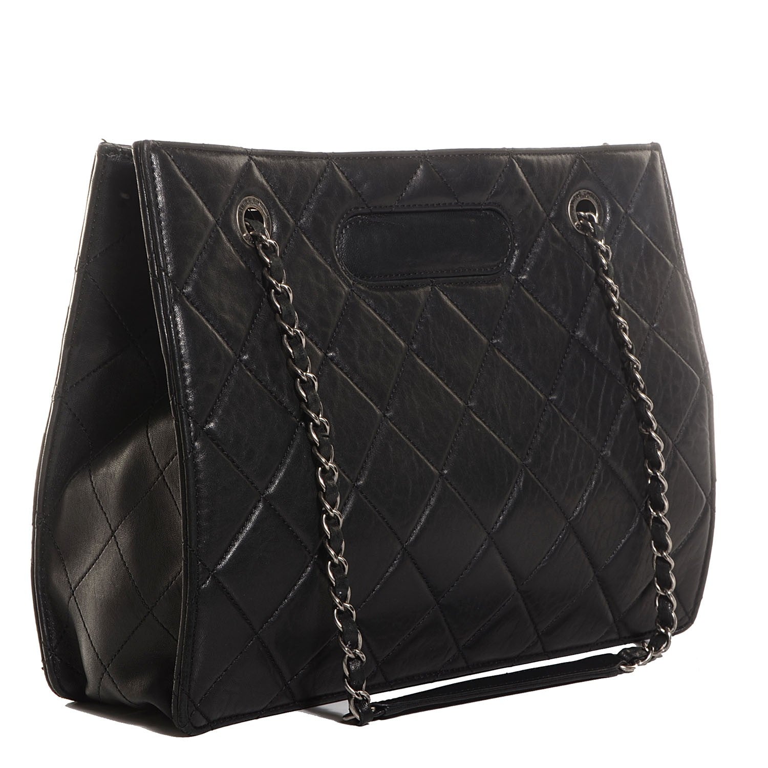 Chanel Washed Lambskin Take Away Tote Black 3 of 8