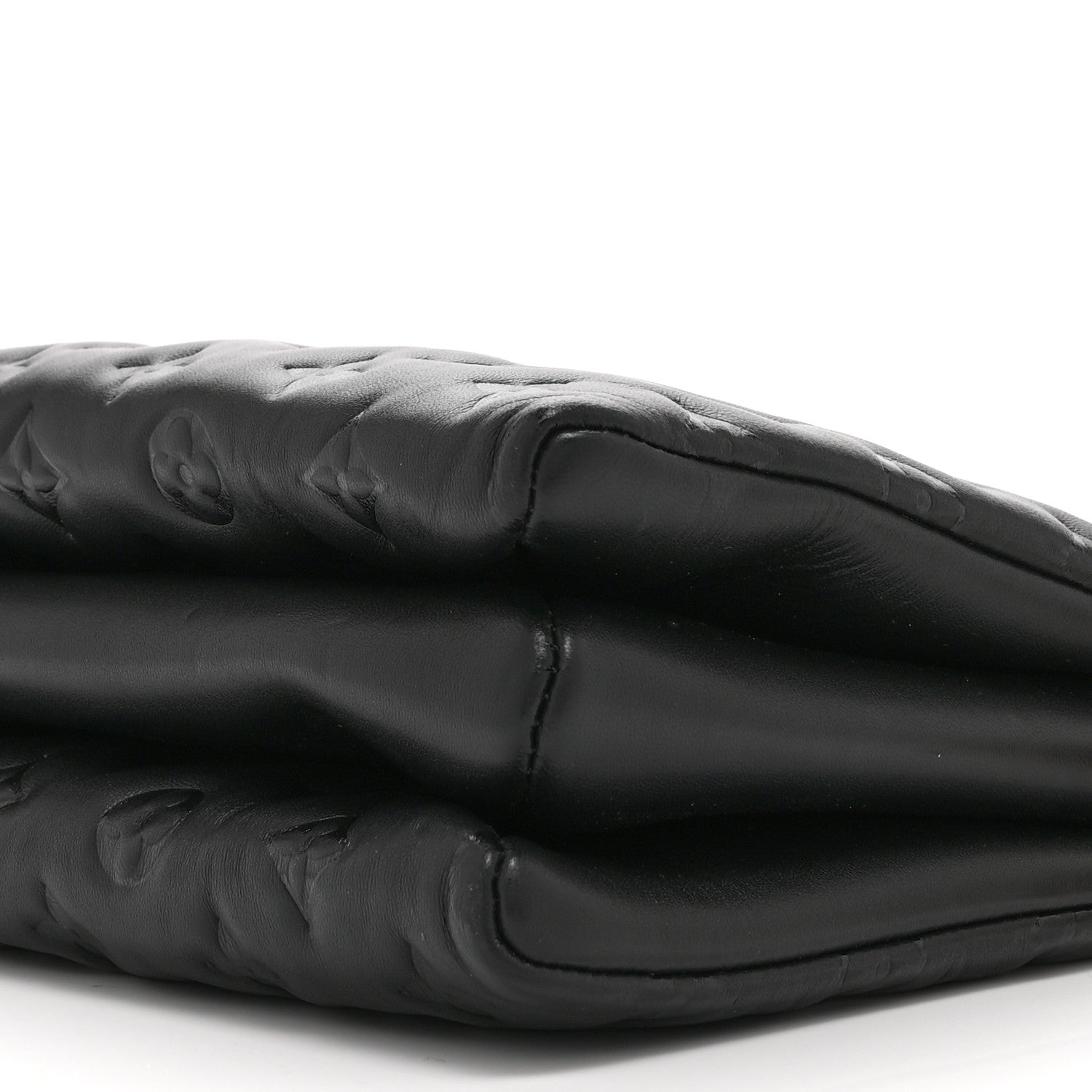 Louis Vuitton Lambskin Embossed Monogram Coussin PM Black 9 of 9