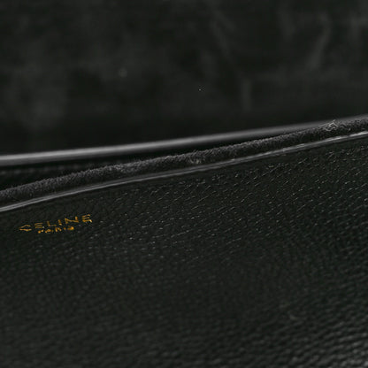 Celine Supple Grained Calfskin Medium Soft 16 Bag Black 10 of 12