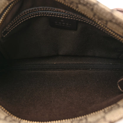 Gucci GG Supreme Monogram Small Flat Messenger Bag Dark Brown 5 of 10